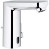 Grohe Eurosmart Cosmopolitan E Infra-red Basin Mixer With Mixing Device And Adjustable Temperature Limiter, Chrome (36331001) -Comfort Bathroom Store 53962796 1