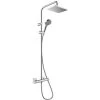 Hansgrohe Vernis Shape Showerpipe 230 1jet EcoSmart With Thermostat, Chrome (26097000hansgrohe) -Comfort Bathroom Store 54082689 1