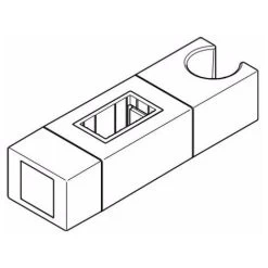 Grohe Euphoria Sliding Piece, Chrome (48180000) -Comfort Bathroom Store 54086688 2