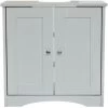 Bathroom Sink Cabinet Under Basin Unit Cupboard Storage Furniture White