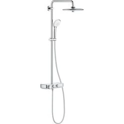 Grohe Euphoria SmartControl System 260 Mono Shower System With Thermostat For Wall Mounting, Chrome (26509000)