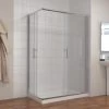 ELEGANT Shower Door And Enclosure 1200 X 900mm Sliding Reversible Corner Entry Shower Cabin With Stone Tray And Riser Kit 1 ELEGANT Shower Door And Enclosure 1200 X 900mm Sliding Reversible Corner Entry Shower Cabin With Stone Tray And Riser Kit -Comfort Bathroom Store 54324862 1