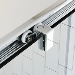 ELEGANT Shower Door And Enclosure 1200 X 900mm Sliding Reversible Corner Entry Shower Cabin With Stone Tray And Riser Kit -Comfort Bathroom Store 54324862 4