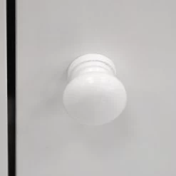 JAMERSON - Compact Storage Cupboard / Bathroom Cabinet With Shelves - White -Comfort Bathroom Store 5435558 5