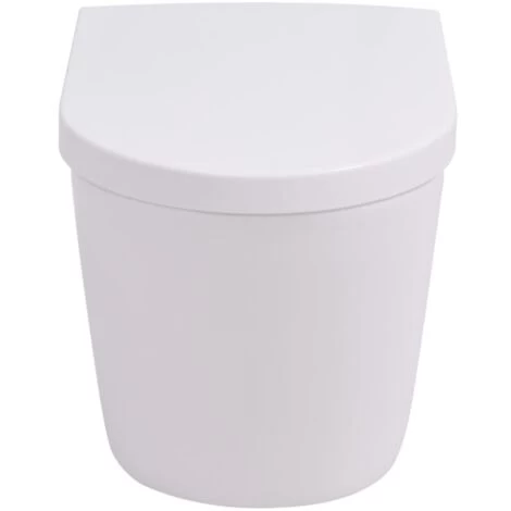 Wall Hung Toilet Ceramic White VidaXL 7 Wall Hung Toilet Ceramic White VidaXL - Image 5