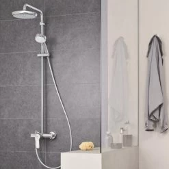 Grohe Tempesta Cosmopolitan System 210 Shower System With Single Lever For Wall Mounting, Chrome (26224001) -Comfort Bathroom Store 54553694 3