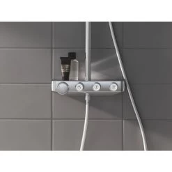 Grohe Euphoria SmartControl System 310 Cube Duo Shower System With Thermostat For Wall Mounting, Chrome (26508000) -Comfort Bathroom Store 54656970 3