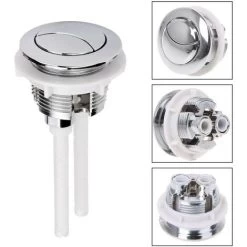 MUFF 1 Pack Toilet Flush Button, 38mm Dual Flush Toilet Button, Button Toilet Flush -Comfort Bathroom Store 54685102 4