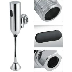 MUFF Automatic Sensor Urinal Flusher Infrared Intelligent Automatic Sensor Toilet Brass Urinal Flusher -Comfort Bathroom Store 54685744 3