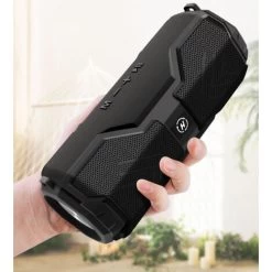 MUFF Bluetooth Speaker Portable Bluetooth Speaker Outdoor Wireless Speaker Black -Comfort Bathroom Store 54686178 5