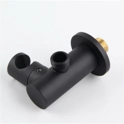 Matte Black Shower Holder Shower Head Holder Wall Mount Brass Handheld Shower Holder Shower Head Holder 5 -Comfort Bathroom Store 54720038 3