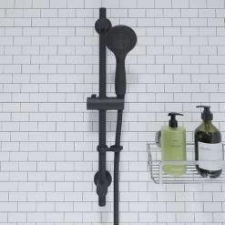 Croydex Nero 3 Function Shower Set Matt Black -Comfort Bathroom Store 54819358 5
