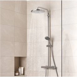 Grohe Vitalio Start Shower System With Thermostat For Wall Mounting, Chrome (26816000) -Comfort Bathroom Store 54857038 4