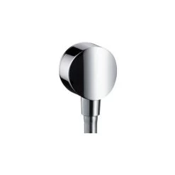 Hansgrohe FixFit Wall Outlet S With Non-return Valve And Synthetic Joint, Chrome (26453000)