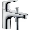 Hansgrohe Focus Single Lever Bath And Shower Mixer Monotrou With 2 Flow Rates, Chrome (31938000) -Comfort Bathroom Store 55082795 1