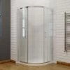 ELEGANT 800x800mm Quadrant Wet Room Shower Door With 800x800mm Shower Tray And Waste Trap 6mm Nano Easy Clean Glass Shower Enclosure -Comfort Bathroom Store 55298394 1