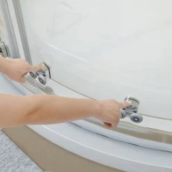 ELEGANT 1200x800mm Offset Quadrant Shower Enclosure 6mm Safety Tempered Glass Wet Room -Comfort Bathroom Store 55298409 4