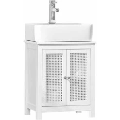 SoBuy Under Sink Cabinet Bathroom Vanity Unit, BZR35-W