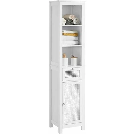 SoBuy Bathroom Tall Cabinet Bathroom Cabinet, BZR36-W 3 SoBuy Bathroom Tall Cabinet Bathroom Cabinet, BZR36-W