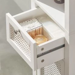 SoBuy Bathroom Tall Cabinet Bathroom Cabinet, BZR36-W 10 SoBuy Bathroom Tall Cabinet Bathroom Cabinet, BZR36-W -Comfort Bathroom Store 55298438 4