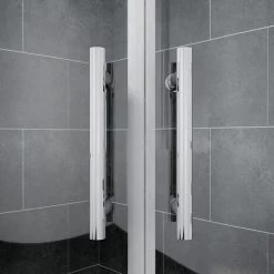 ELEGANT 800 X 800 Mm Quadrant Sliding Door Waterproof Shower Cubicle 6mm Walk In Tempered Glass Wet Room -Comfort Bathroom Store 55298459 4