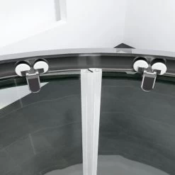 ELEGANT 900 X 900 Mm Quadrant Sliding Door Waterproof Shower Cubicle 6mm Walk In Tempered Glass Bathroom Enclosure -Comfort Bathroom Store 55298472 3