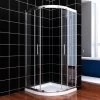 ELEGANT 1000 X 800 Mm Walk In Quadrant Shower Cabin Sliding Shower Cubicle 6mm Glass Shower Enclosure -Comfort Bathroom Store 55298475 1
