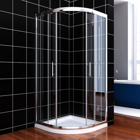 ELEGANT 800 X 800 Mm Walk In Quadrant Shower Cabin Sliding Shower Cubicle 6mm Glass Shower Enclosure 3 ELEGANT 800 X 800 Mm Walk In Quadrant Shower Cabin Sliding Shower Cubicle 6mm Glass Shower Enclosure