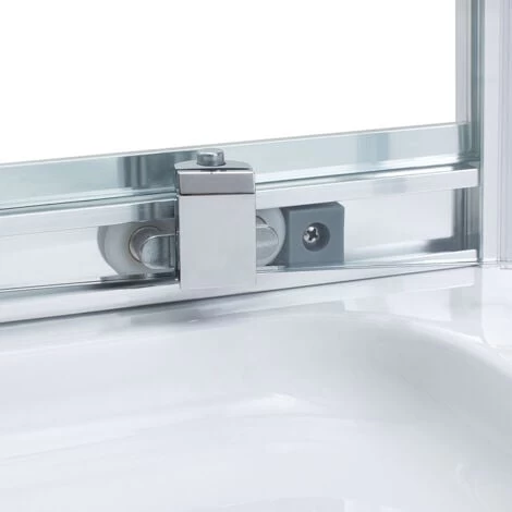 ELEGANT 800 X 800 Mm Walk In Quadrant Shower Cabin Sliding Shower Cubicle 6mm Glass Shower Enclosure 5 ELEGANT 800 X 800 Mm Walk In Quadrant Shower Cabin Sliding Shower Cubicle 6mm Glass Shower Enclosure - Image 3