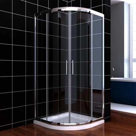 ELEGANT 800 X 800 Mm Walk In Quadrant Shower Cabin Sliding Shower Cubicle 6mm Glass Shower Enclosure 7 ELEGANT 800 X 800 Mm Walk In Quadrant Shower Cabin Sliding Shower Cubicle 6mm Glass Shower Enclosure - Image 5