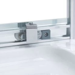 ELEGANT 900 X 900 Mm Walk In Quadrant Shower Cabin Sliding Shower Cubicle 6mm Glass Shower Enclosure -Comfort Bathroom Store 55298494 3