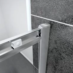 ELEGANT 6mm Easy Clean Safety Tempered Glass 800x800mm Sliding Corner Entry Quadrant Shower Enclosure With Tray And Waste Trap -Comfort Bathroom Store 55298540 5
