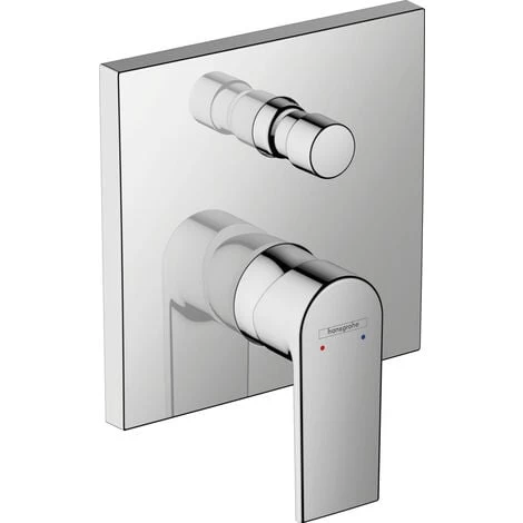 Hansgrohe All-in-one Concealed Shower Set With 23cm Overhead Shower + 2 Jets Hand Shower, Chrome, Hansgrohe Vernis Shape (VernisShape-1) 6 Hansgrohe All-in-one Concealed Shower Set With 23cm Overhead Shower + 2 Jets Hand Shower, Chrome, Hansgrohe Vernis Shape (VernisShape-1) - Image 4