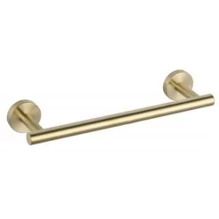 Towel Rack With Drilling, 304 Stainless Steel Towel Rack, Bath Towel Rack Brushed Nickel Towel Holder For Bathroom, Kitchen, Gold, 30cm