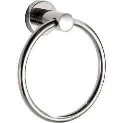 Contemporary Style Towel Ring In Chrome Plated 304 Stainless Steel