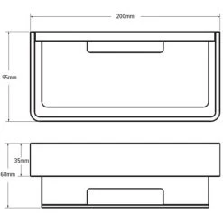 Swiss Aqua Technologies Shower Basket 20 Cm In Solid Brass, Chrome (SATDPOL20CH) -Comfort Bathroom Store 55674033 3
