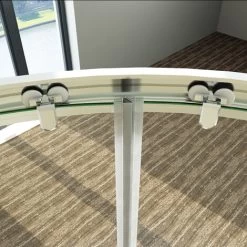 ELEGANT 800x800mm Walk In Sliding Door Quadrant Shower Enclosure Corner Cubicle -Comfort Bathroom Store 55931638 4