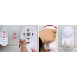 MUFF Shower Head Stand Suction Adjustable Wall Mount Sticky Suction Cup White -Comfort Bathroom Store 56403302 5