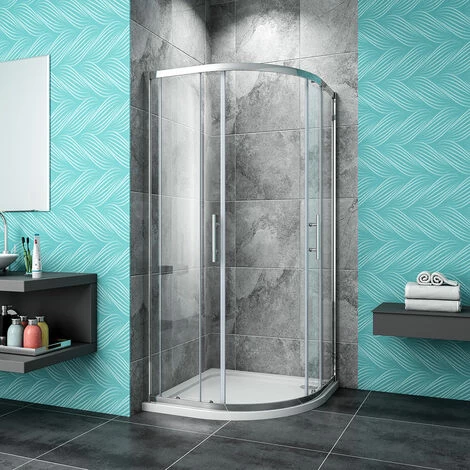 800 X 800 Mm Quadrant Shower Cubicle Enclosure Sliding Door 6mm Easy Clean Glass 4 800 X 800 Mm Quadrant Shower Cubicle Enclosure Sliding Door 6mm Easy Clean Glass - Image 2