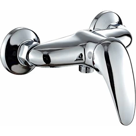 Chrome Shower Mixer Tap. 3 Chrome Shower Mixer Tap.