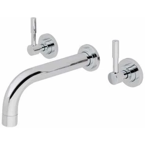 Eastbrook Leith Wall Mounted Basin Mixer Tap - Chrome - 79.0022 3 Eastbrook Leith Wall Mounted Basin Mixer Tap - Chrome - 79.0022