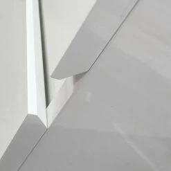 Bathroom Tall Cabinet Wall Hung Storage Furniture Gloss White 1200mm -Comfort Bathroom Store 57770756 4