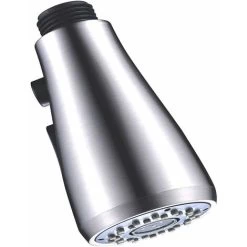 Kitchen Tap Spray Head, 3 Modes Taps Aerator With Control Button Anti-Splash Universal G 1/2 Pull Out Sink Tap Sprayer Attachment Water Saving, Nickel Brushed -Comfort Bathroom Store 58226098 4