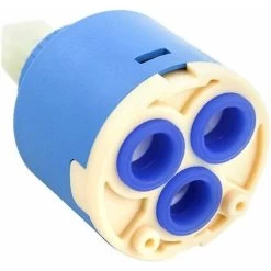 Replacement Ceramic Cartridge, Ceramic For Mixer Tap, Ceramic Cartridge For Kitchen Or Bathroom 35 Mm, Blue -Comfort Bathroom Store 58408104 2