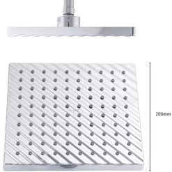 ABS Shower Head, Chrome [QLI-FA-H02] (QLI-FA-H02) -Comfort Bathroom Store 58514541 5