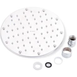 Shower Head Stainless Steel / ABS, Chrome [QLI-FA-H01] (QLI-FA-H01) -Comfort Bathroom Store 58514542 5