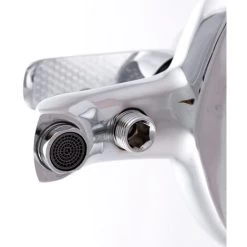 Bathtub Faucet Zinc Alloy, Chrome, Hot-Cold Water, Low Spout, Single-lever [QLI-FA-9703] (QLI-FA-9703) -Comfort Bathroom Store 58514608 3