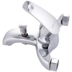 Bathtub Faucet Zinc Alloy, Chrome, Hot-Cold Water, Low Spout, Single-lever [QLI-FA-9703] (QLI-FA-9703) -Comfort Bathroom Store 58514608 4
