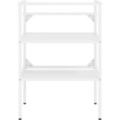 Bathroom Washbasin Frame White 59x38x83 Cm Iron VidaXL 10 Bathroom Washbasin Frame White 59x38x83 Cm Iron VidaXL -Comfort Bathroom Store 58973832 4