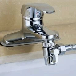 Diverter Valve Shower Attachment,Diverter Valve,Alloy Shower Faucet 2 Way Diverter Valve,Brass Diverter Valvefor Kitchen Sink Faucet Or Bathroom -Comfort Bathroom Store 59152303 3
